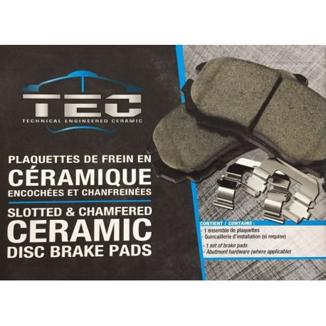 PLAQUETTES FREIN AVT KL 14-17 - CODE BR6-BRG*