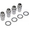 KIT ECROUS ROUE 7/16-20 - CHROME TYPE MAG LUG*