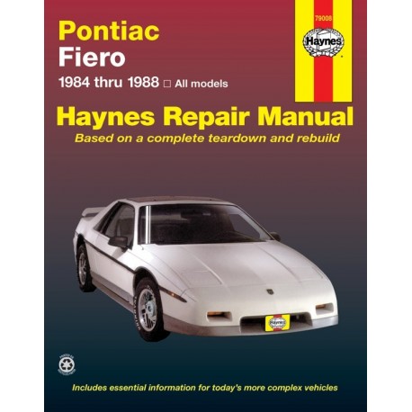 REVUE TECHNIQUE PONTIAC FIERO 84-88 79008