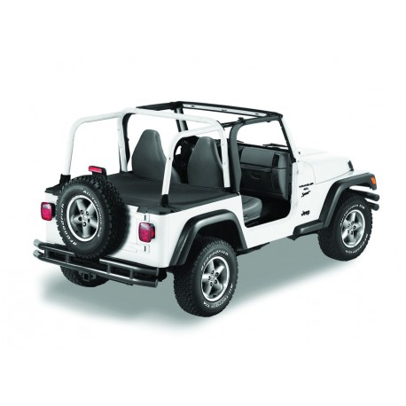 COUVRE TONNEAU TJ 97-06 - NOIR DENIM - SANS RAIL