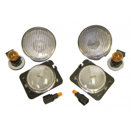 KIT CLIGNOTANTS-VEILLEUSES AVT JK 07-18 - BLANC*