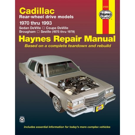 REVUE TECHNIQUE CADILLAC 70-93 RWD 21030