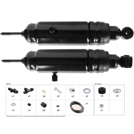 KIT AMORTISSEURS GONFLABLES ARR GM F BODY 67-69*